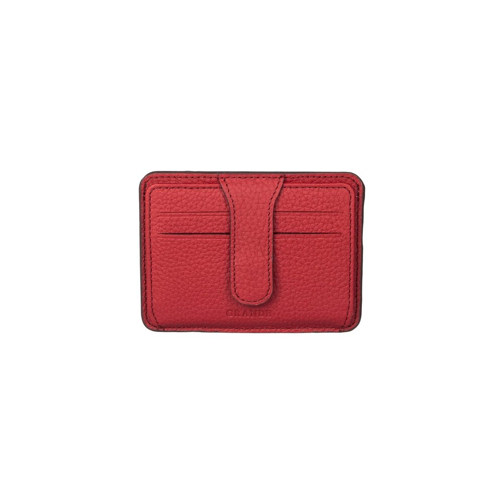 7850 3607 Leather Card Holder and Slim Minimalist Small Snap Wallet